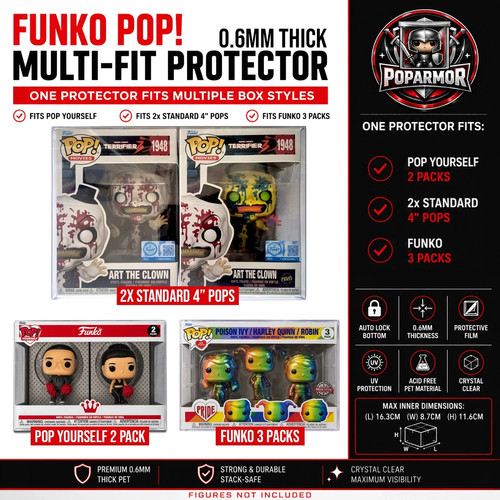Funko pop protector 6mm - pop, 0.6mm