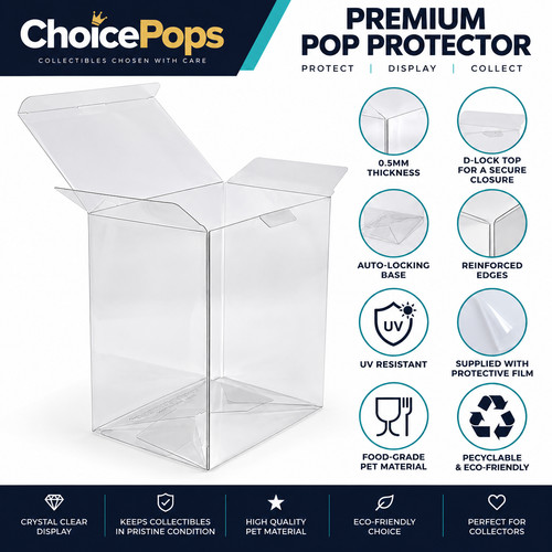 Funko pop protectors 5mm - pop, 0.5mm