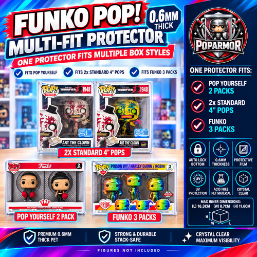 Funko pop protector 6mm case - funko,